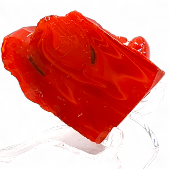 Amberina and Ruby Swirl Slag Art Glass Cullet #4S54 - Picture 2 of 6